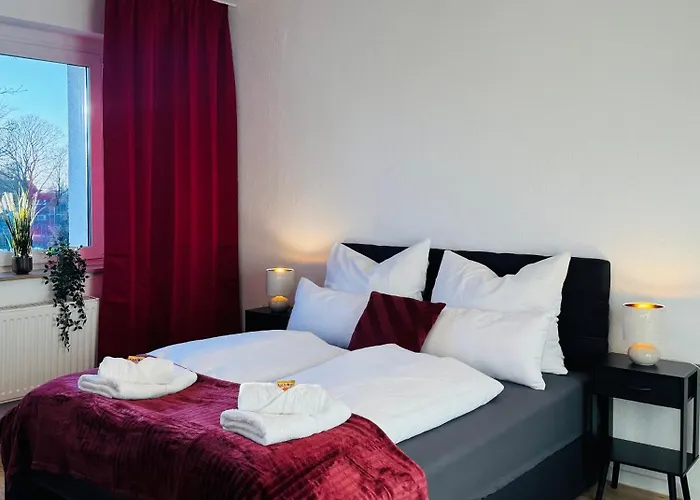 公寓 Charmantes Mit Balkon - Kueche - Smarttv