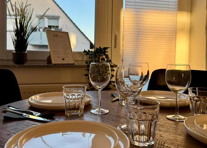 Apartament Charmantes Mit Balkon - Kueche - Smarttv