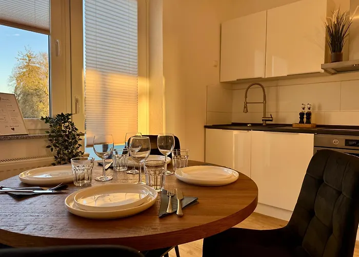 Apartament Charmantes Mit Balkon - Kueche - Smarttv